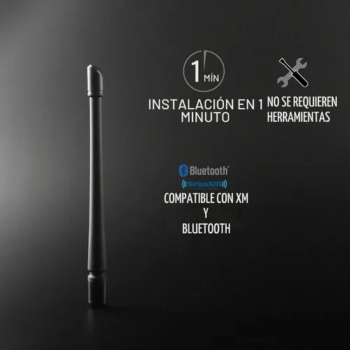 Vista 2 de Antena corta Rydonair para Harley Davidson 1989-2026