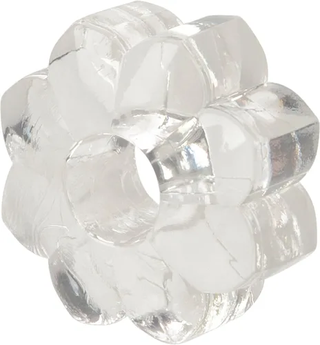Vista 4 de California Exotic Novelties Basic Essentials - Potenciadores de Tpr súper elásticos, transparente