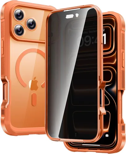 Vista 186 de Carcasa Diaclara diseñada para iPhone 12/12 Pro, carcasa completa resistente con protector de pantalla táctil y antiarañazos integrado, carcasa
