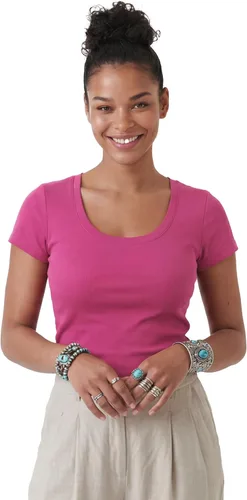 Vista 114 de Emmalise - Camiseta de manga corta para mujer, cuello redondo, estilo básico, pack de valor, tallas junior y grandes