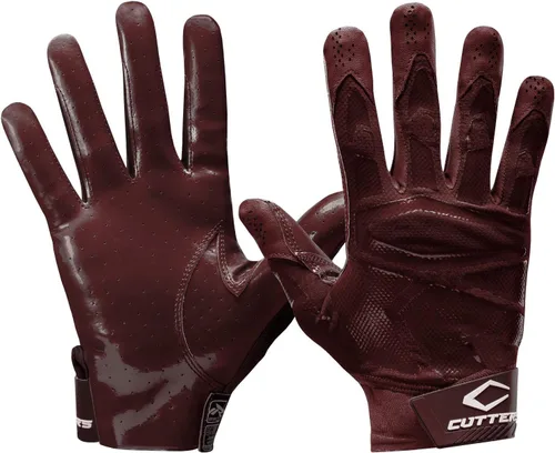 Vista 5 de Cutters Rev Pro 4.0 Ultra Grip - Guantes de fútbol con receptor ancho. Tallas para jóvenes y adultos (1 par)