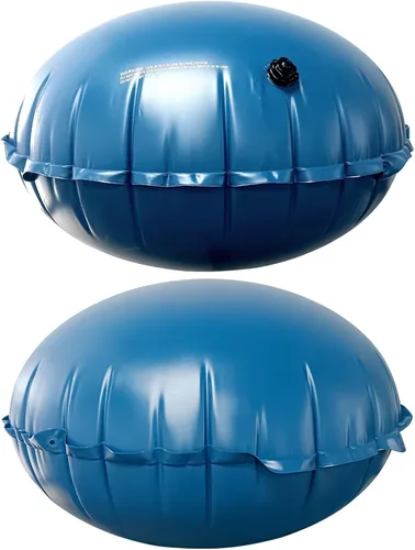 Vista 6 de LIBERECOO Almohadas de piscina redondas de 4 pies para piscinas sobre el suelo - Almohadas de invierno súper duraderas de 0.4 mm Almohadas
