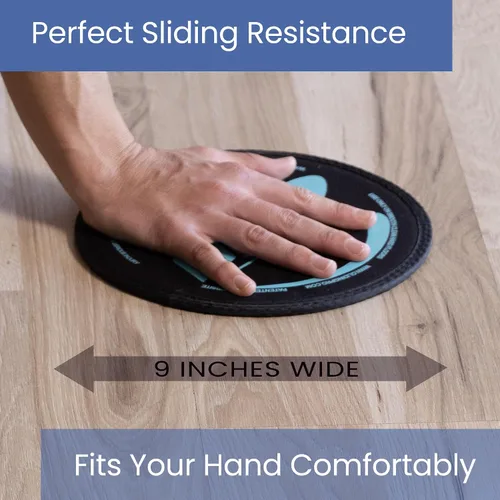 Vista 3 de Gliding Club Pack, Exercise Sliders in Bulk: 25 Pair for Hardwood
