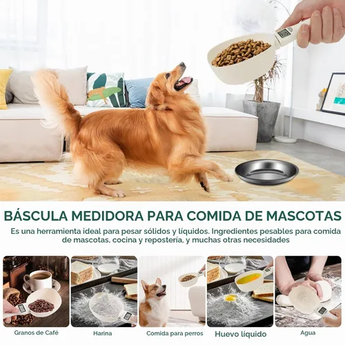 Vista 7 de Cuchara medidora digital simple 4 en 1 unidad, 28.22 oz/0.04 oz de alta precisión, pantalla LED, mango extraíble, ideal para alimentos de mascotas