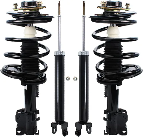 Vista 21 de Detroit Axle - Kit de 4 puntales para Ford Escape 2014-2019, 2 amortiguadores traseros ensamblaje 2 puntales delanteros y resortes helicoidales 2015