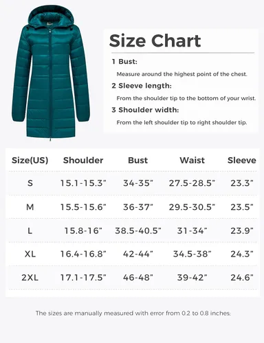 Vista 6 de Wantdo Chaqueta de plumón plegable con capucha para mujer, abrigo de invierno ligero