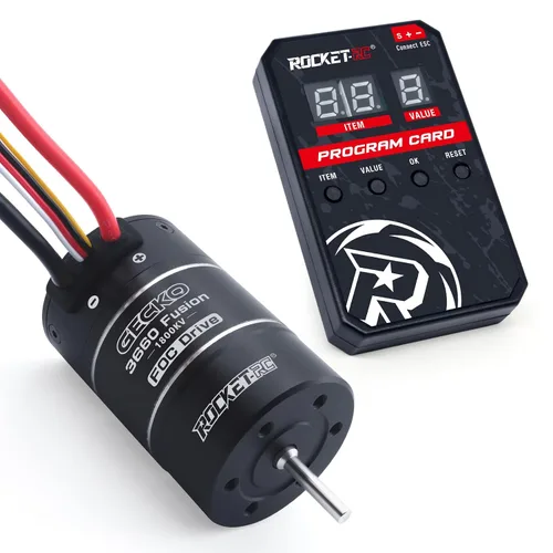 Vista 9 de Surpass Hobby ESC Tarjeta de programación RC Car Controlador de velocidad electrónico programador LED solo compatible con motor sin escobillas 3660