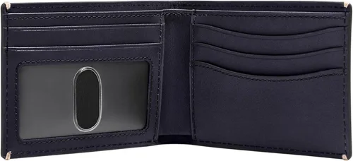 Vista 39 de Fossil Cartera Anderson de piel delgada y minimalista con bolsillo frontal plegable para hombre