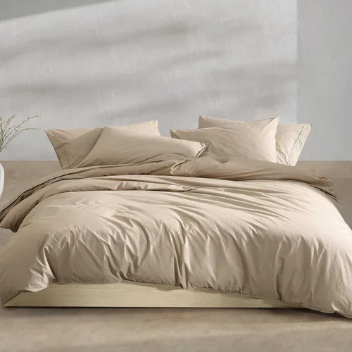 Vista 18 de Calvin Klein - Juego de edredón tamaño individual/individual XL, ropa de cama moderna de percal lavado de algodón con fundas a juego, certificado