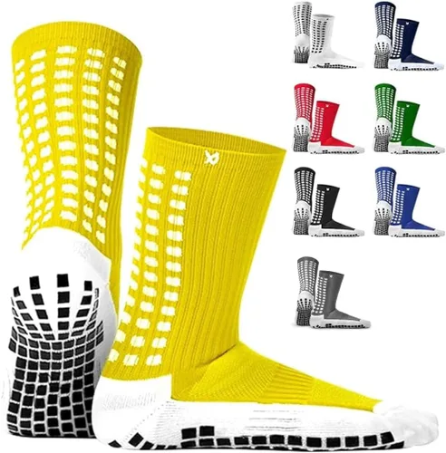 Vista 9 de LUX Sports Calcetines de Doble Agarre - Calcetines de Agarre para Fútbol para Hombres y Mujeres. Rendimiento y Comodidad GripArray