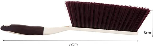 Vista 2 de Contador plumero Sábanas Cepillo de limpieza de residuos Cerda suave Ropa Escritorio Sofá Plumero Pequeñas Partículas Removedor de Pelo