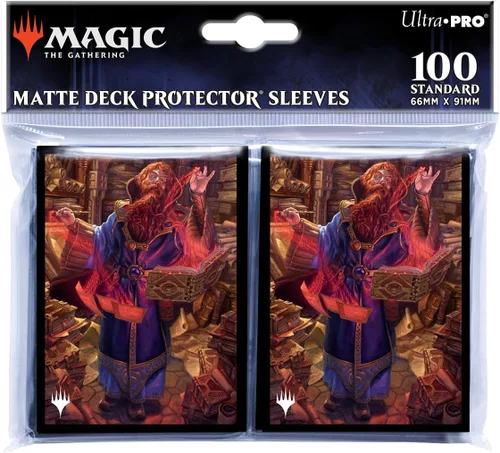 Vista 2 de Ultra PRO - Fundas para tarjetas MTG Commander Masters de tamaño estándar de 100 unidades - Arte Commodore Guff, acabado mate con tecnología