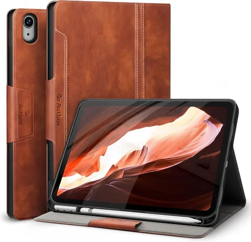 Vista 13 de Antbox Funda para iPad (A16) 11ª Generación 11'' 2025/iPad 10ª Generación 10.9'' 2022 con Soporte Integrado para Lápiz Función de Encendido/Apagado