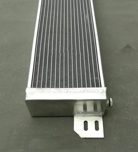 Vista 4 de Intercooler de aire a agua intercambiador de calor líquido de aluminio universal y ventiladores