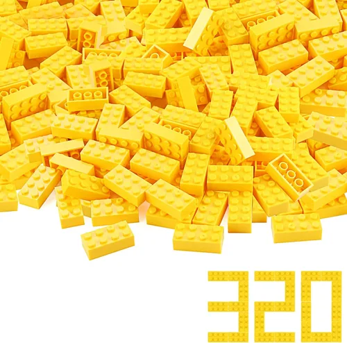 Vista 39 de 100 piezas 2 x 4 Ladrillos Piezas Negras Partes Clásico Juego Creativo Bloques de Construcción Juego de Partes Accesorios de Juguete Compatibles