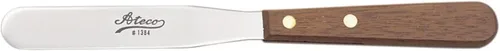 Vista 2 de Ateco Espátula pequeña S/S de 4-1/4" con mango de madera