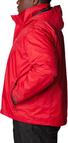 Vista 9 de Columbia Chaqueta para hombre, impermeable y transpirable