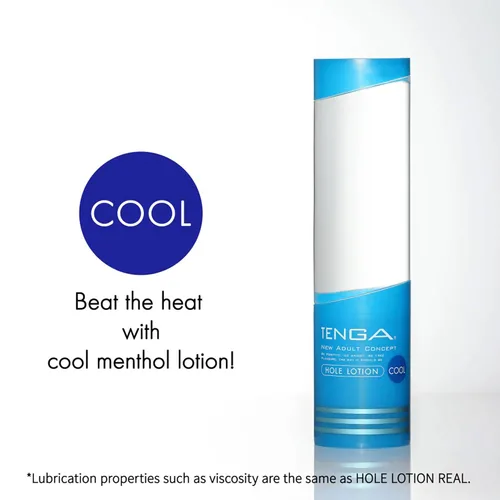Vista 2 de TENGA Loción Hole Cool, Azul, 5.75 Fl Oz