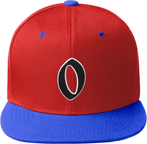 Vista 1461 de Daxton Gorra clásica con visera de billete plano con letras del alfabeto inglés antiguo de la A a la Z