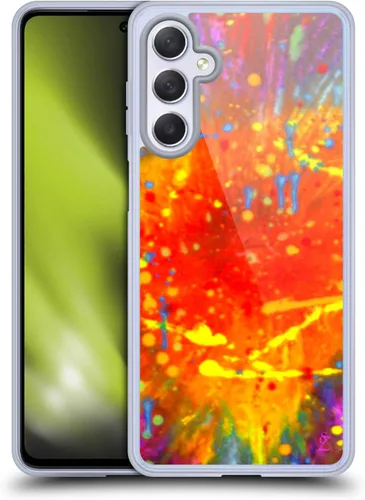 Vista 8 de Head Case Designs Officially Licensed Suzan Lind Carnival Colours & Patterns Gel Case [Military Grade Protection] Compatible with Samsung Galaxy M54