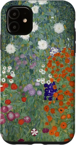 Vista 8 de Flower Garden Painting Klimt Art History Funda para iPhone 17