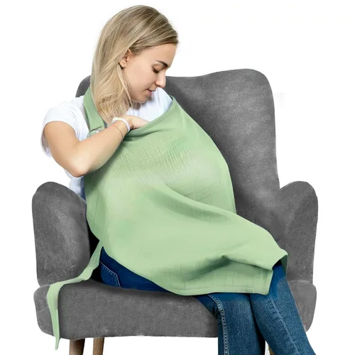 Vista 8 de San Francisco Baby Funda de lactancia – Funda de lactancia transpirable para lactancia, cubierta de lactancia de 360° para lactancia materna, fundas