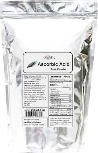 Vista 5 de el ácido ascórbico polvo de Vitamina C pura USP & FCC Calidad non-irradiated, 1