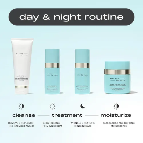 Vista 7 de MATTER OF FACT Concentrado antiarrugas y textura, suero antienvejecimiento para el cuidado de la piel con retinol y vitamina C para una piel más