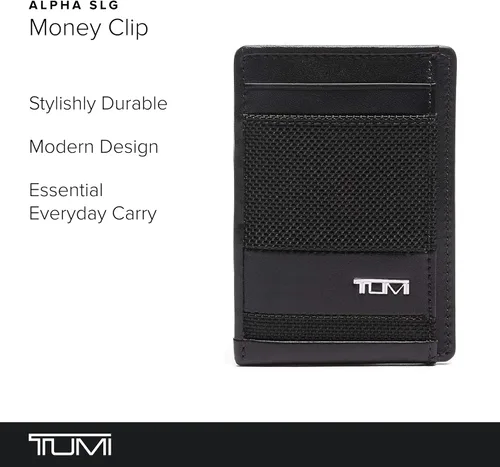 Vista 2 de TUMI Estuche para tarjetas con clip para dinero Alpha