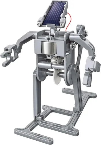 Vista 3 de 4M: Green Science - Robot solar - Kit de construcción de robot para caminar, motor de energía renovable, movimiento mecánico, juguete de ingeniería