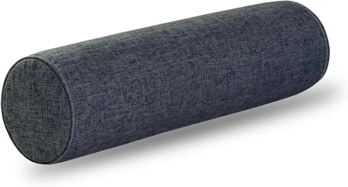Vista 25 de Almohada cilíndrica de espuma viscoelástica, almohada cervical ergonómica para cuello, piernas, soporte de espalda, cojín decorativo para sofá