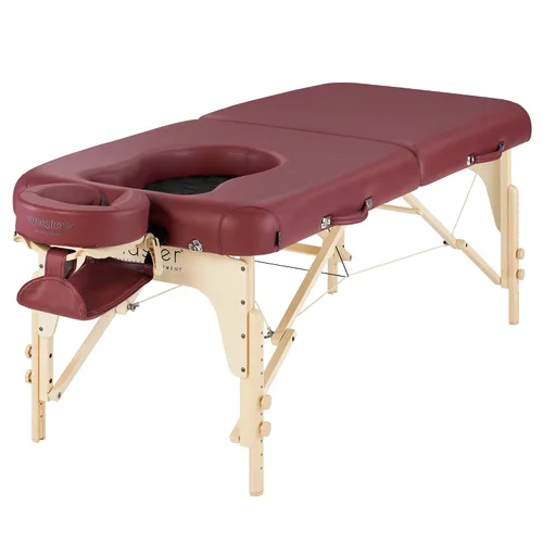 Vista 8 de Master Massage - Sofá de cama de 30 pulgadas con sistema de iluminación ambiental portátil de Eva para embarazo, terapia de masaje, multifuncional