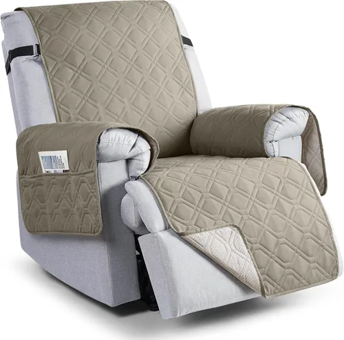 Vista 34 de VANSOFY Fundas 100% impermeables para sillas reclinables, funda antideslizante para silla reclinable para perros, protector de muebles, funda