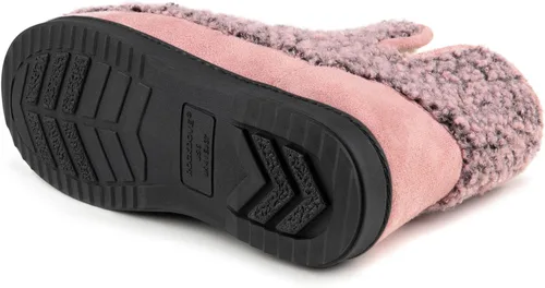 Vista 5 de RockDove - Pantuflas estilo botín de forro polar con espuma viscoelástica y suela de goma para mujer