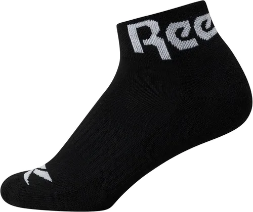 Vista 5 de Reebok Calcetines básicos acolchados y transpirables de corte de cuarto para mujer paquete de 12