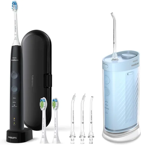 Vista 9 de Philips Sonicare ProtectiveClean 5300 Cepillo de dientes eléctrico recargable, con sensor de presión, 3 modos de limpieza, SmarTimer y QuadPacer