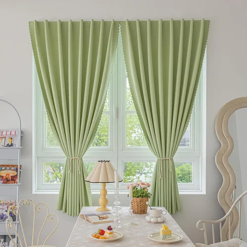 Vista 15 de Jilron - Cintas mágicas adhesivas para cortinas opacas sin necesidad de perforación, cortinas adhesivas sin barra para ventanas pequeñas