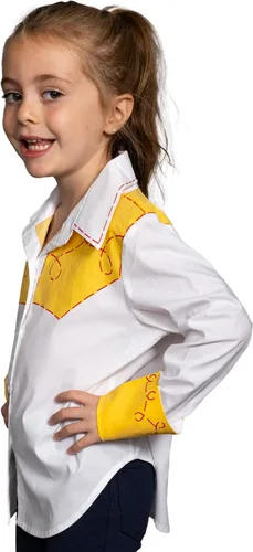 Vista 2 de Jessie Cowgirl - Disfraz de Halloween para niños, camisa de manga larga con botones