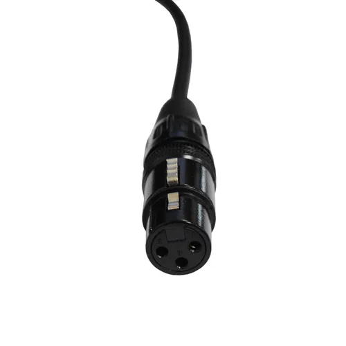 Vista 3 de Audio2000'S E20103P2 - Paquete de dos cables XLR hembra de 3 pies a TRS chapados en oro de 1/4 pulgadas en ángulo recto