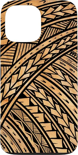 Vista 24 de Polynesian Art Island Inspired Case for iPhone 17