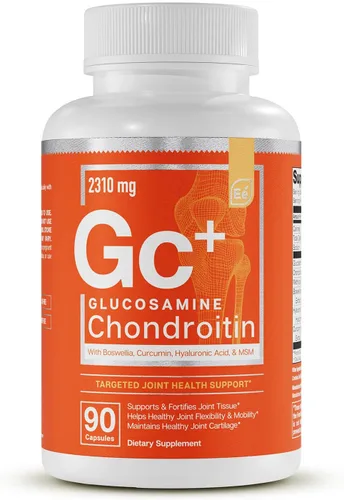 Vista 4 de Essential Elements Glucosamina Condroitina MSM Boswellia Serrata Suplemento de ácido hialurónico Soporte Articular, Suplemento antioxidante