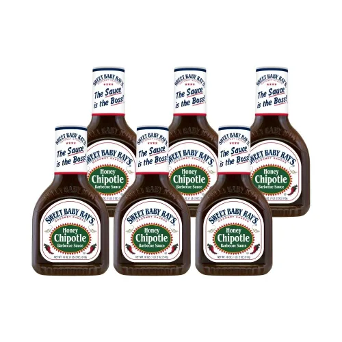 Vista 5 de Sweet Baby Ray's Salsa de barbacoa, chipotle de miel (18 onzas (paquete de 4))