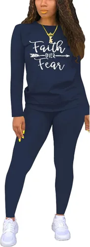 Vista 3 de Nimsruc Conjuntos de dos piezas para mujer, conjuntos deportivos casuales para correr, ropa a juego