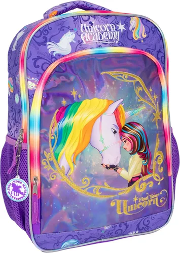 Vista 2 de AI ACCESSORY INNOVATIONS Mochila de 16", Academia Unicornio, Estándar, Personaje
