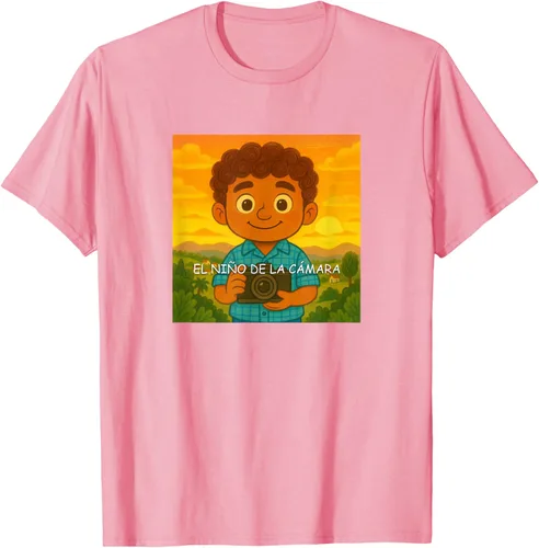 Vista 110 de Camiseta El Niño de la Cámara – Diseño Oficial del Cuento Ilustrado