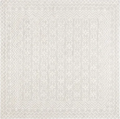 Vista 13 de Safavieh Blossom Collection - Alfombra decorativa, 2 x 3 pies, azul y marfil, lana hecha a mano, ideal para zonas de alto tráfico en entrada, sala