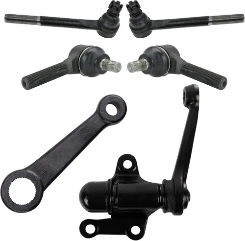Vista 256 de TRQ Kit de dirección delantera con barra de acoplamiento de fuelle de piñón y cremallera compatible con Toyota Echo 2000-2005