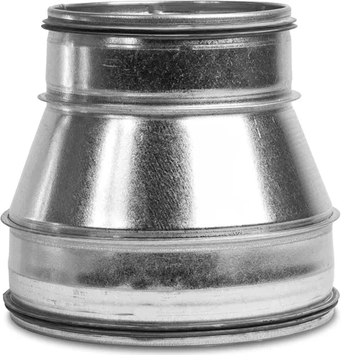 Vista 13 de Repa Market Reductor/aumentador de conductos de acero galvanizado de 8 a 4 pulgadas - Adaptador de tubo de ventilación redondo HVAC y sistemas