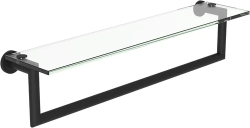 Vista 6 de Ginger 4619T-12/MB Estante de 12" con toallero, negro mate