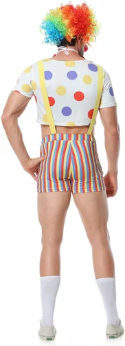 Vista 5 de Conjunto de lencería sexy para hombre, juego de rol, juego de rol, uniforme divertido para adultos, disfraz de fiesta de club nocturno